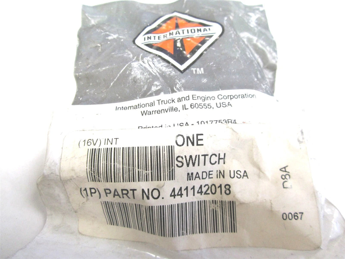 Backlit Rocker Switch for International V Series (441142018) 20A DPDT 12V