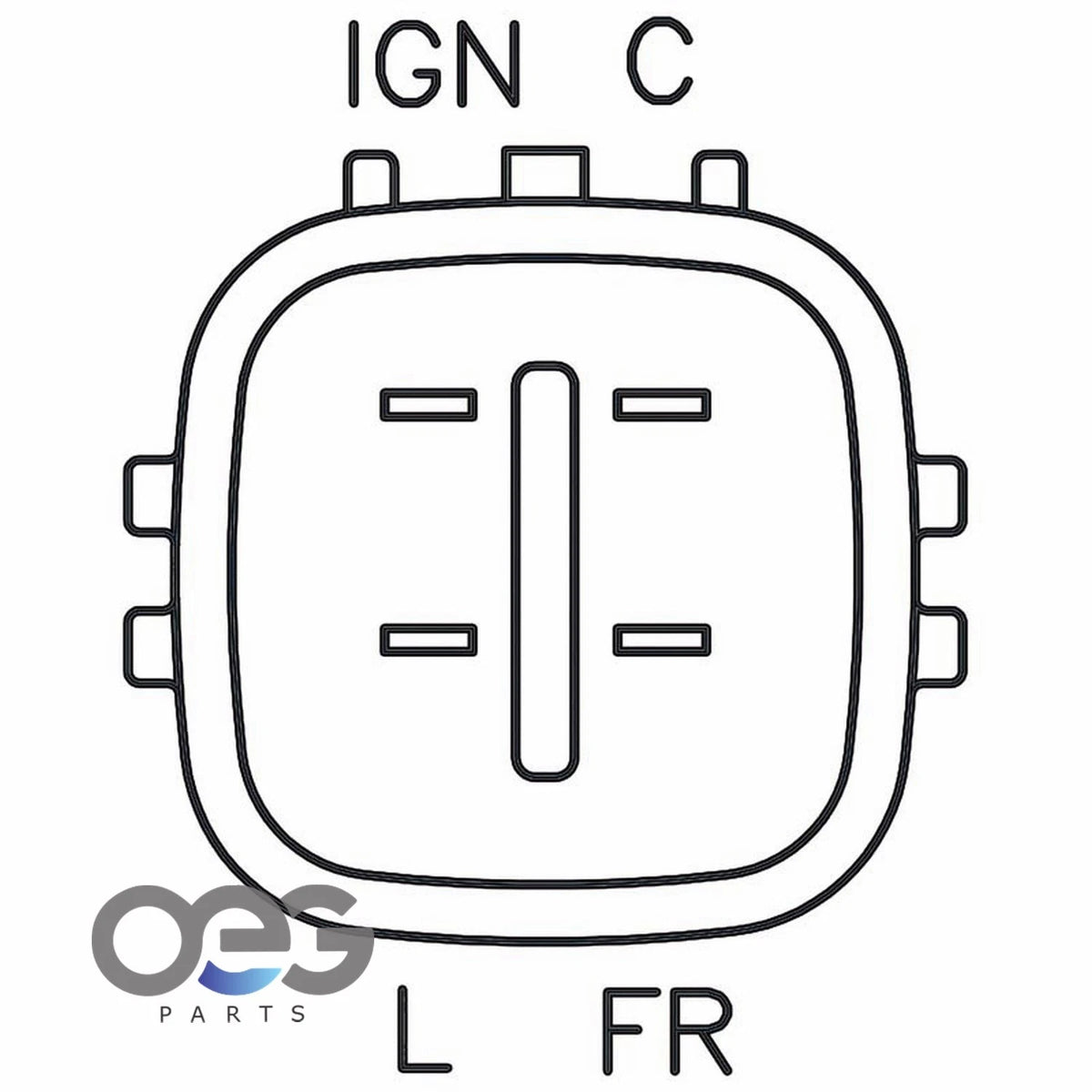Voltage Regulator for Honda Civic L4 1.7L (2001–2005) 31150-PLC-004 487 495