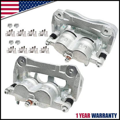 2pcs Front Left & Right Brake Caliper for Toyota Highlander Sienna Lexus RX350 (2001–2023)