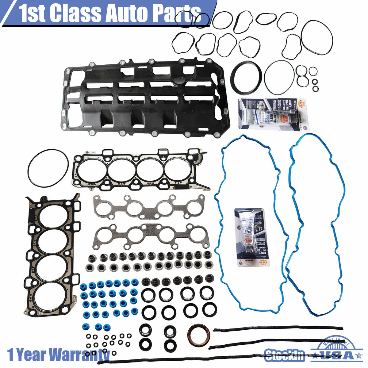 Engine Full Gasket Set for Ford F-150 Mustang 5.0L V8 (2011–2014)