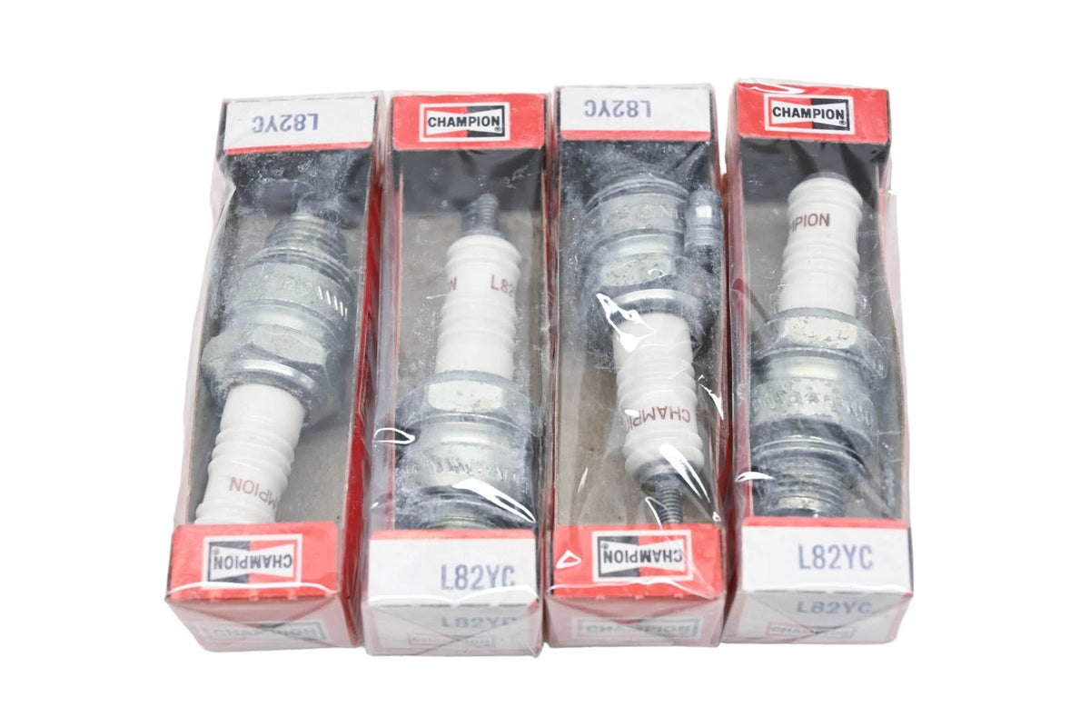 Set of 4 Champion L82YC Spark Plugs for (NOS)