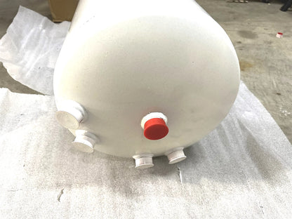 OEM Air Pressure Tank for International (27" x 13", Aluminum, White)