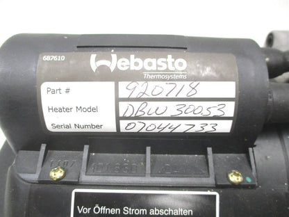 Webasto DBW 300 Diesel Coolant Heater 24V 130W (DBW300.25)