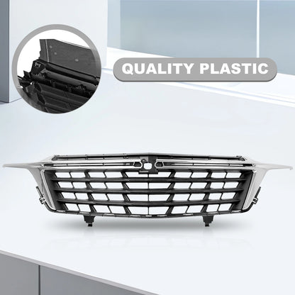 Front Bumper Upper Grille with Chrome Trim for Chevrolet Equinox (2022–2023)