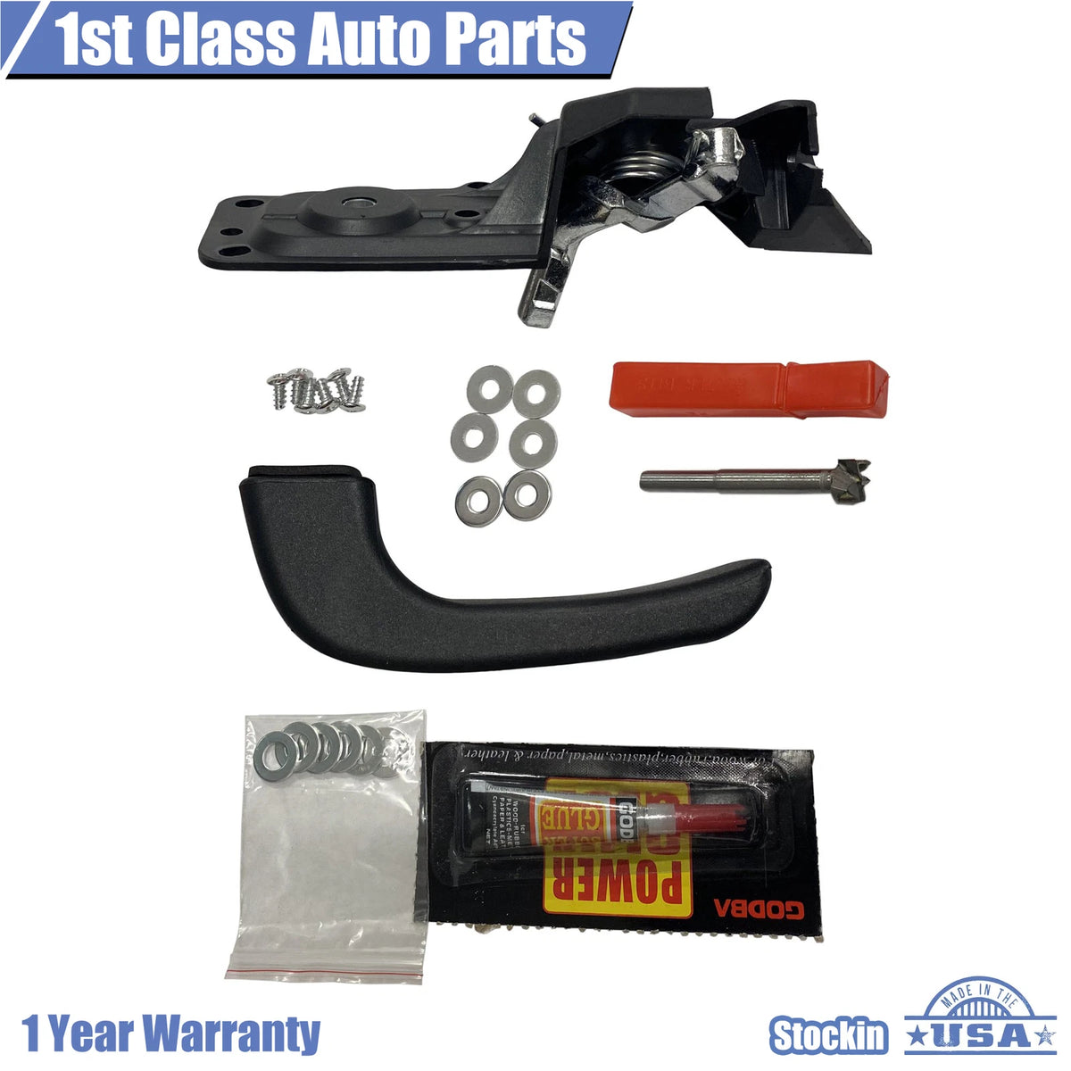 Interior Door Handle Repair Kit Left & Right for Chevy Silverado GMC Sierra (2007–2014)