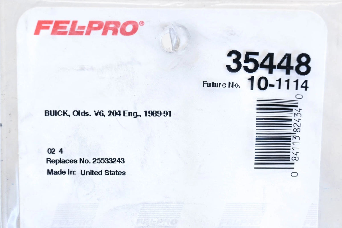 Set of 2 Thermostat Housing Gaskets for Fel-Pro 35448, 10-1114, 25533243