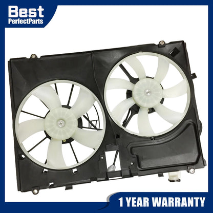 Radiator Cooling Fan with Reservoir Tank for Toyota Sienna (2004–2005) 163630A130