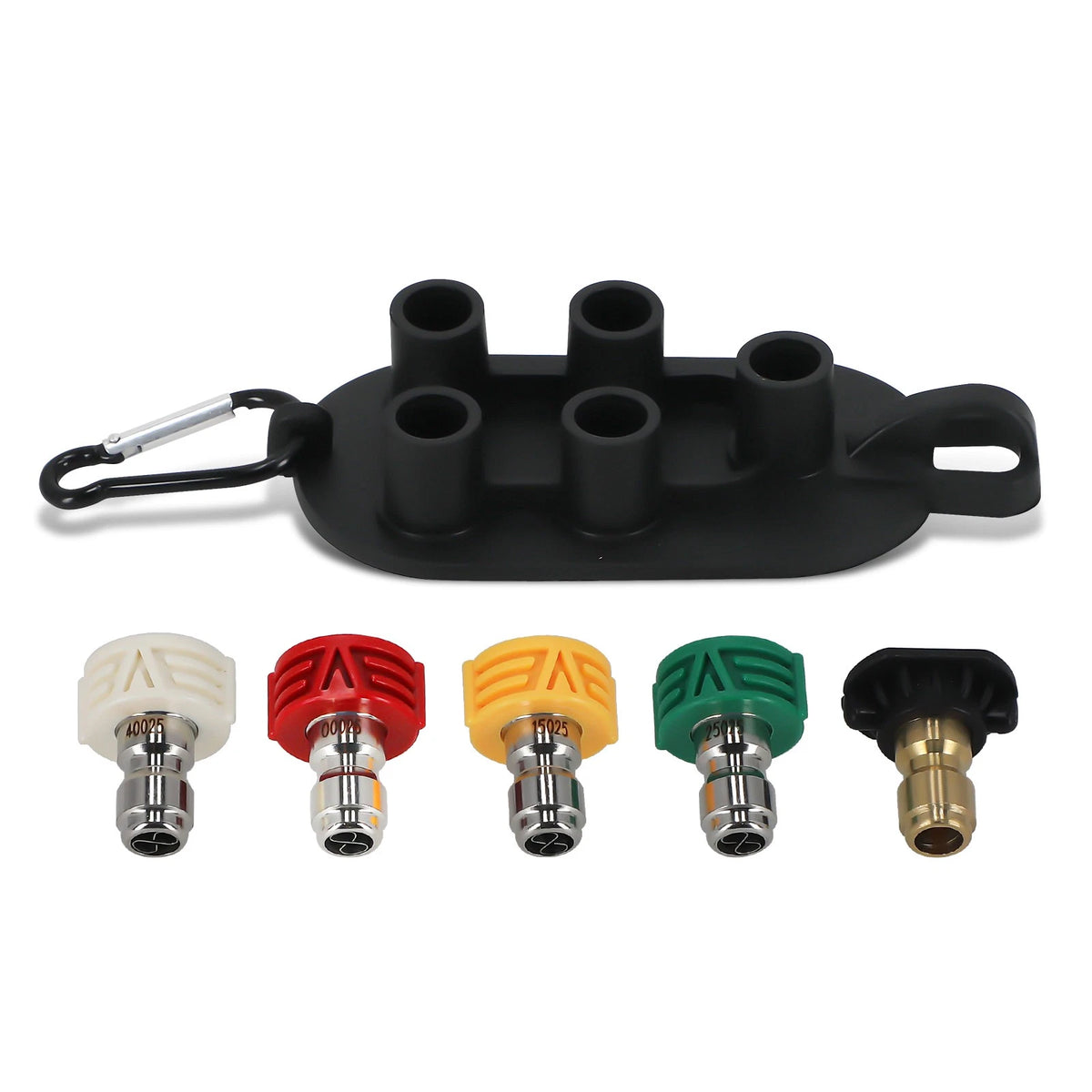 5 Pack Pressure Washer Spray Nozzles for Multi Angle (4000 PSI)