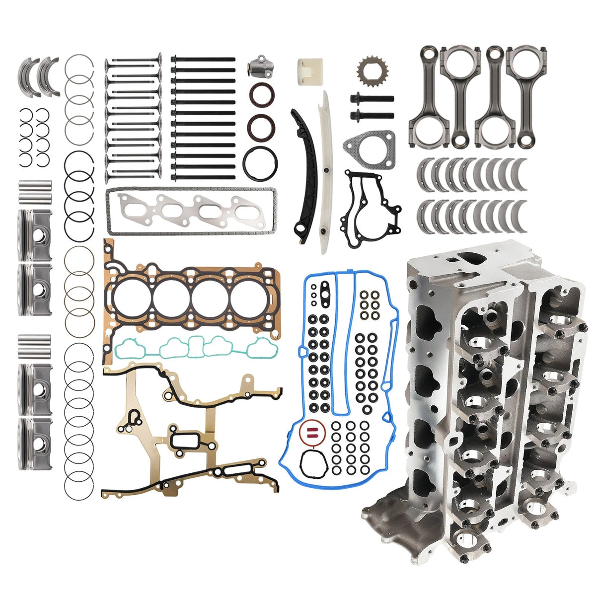 Bare Cylinder Head w/ Engine Rebuild Kit for Chevrolet Cruze Sonic (2011–2016)