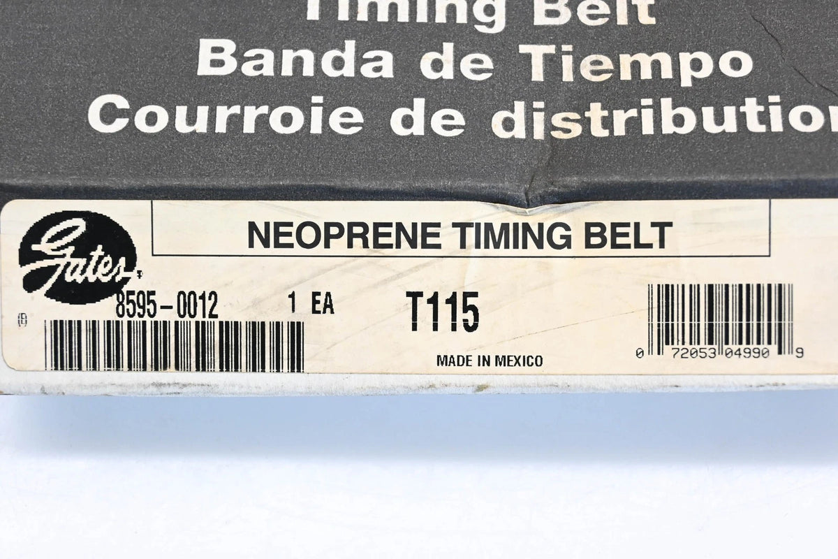Gates T115 Neoprene Timing Belt for (NOS)
