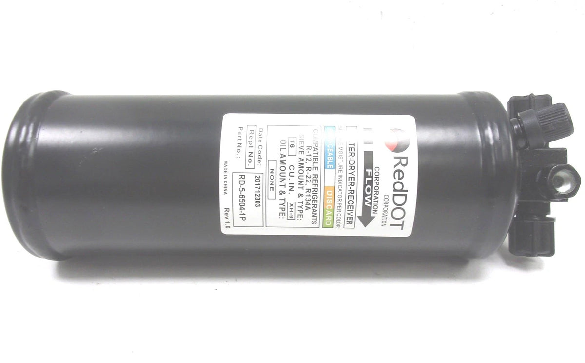 A/C Receiver Drier for Red Dot RD-5-6504-1P (RDT74R2306, R134A)