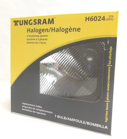 H6024 Sealed Beam Headlight Lamp for Wagner GE (7" Round, 3 Prong)