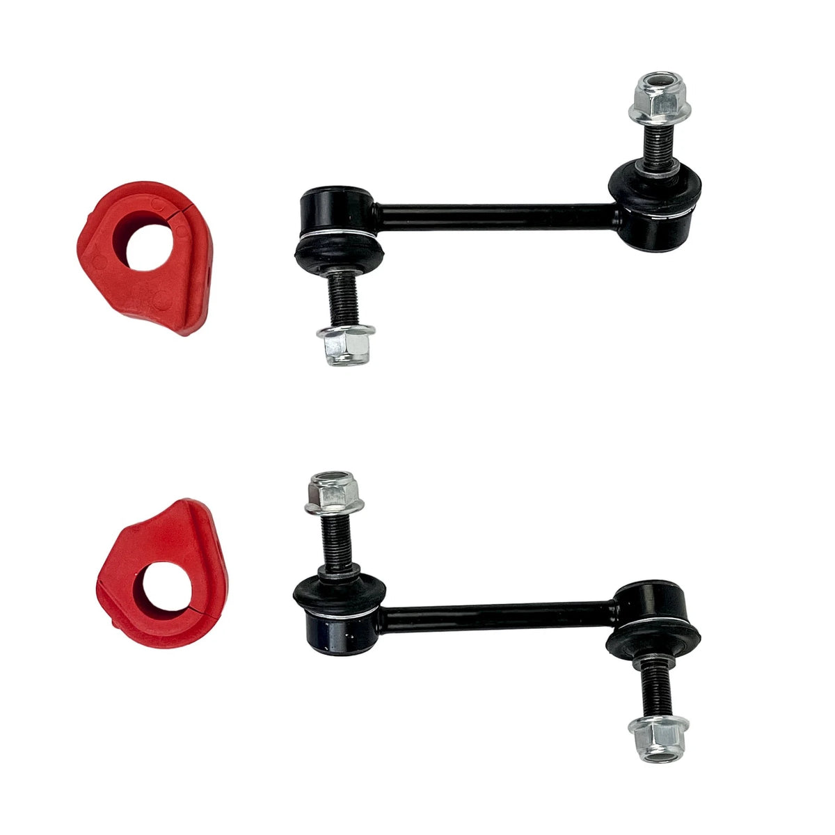 Set of 4 Rear Sway Bar Links & Bushings for Bravada Envoy Rainier Trailblazer (2002–2009)