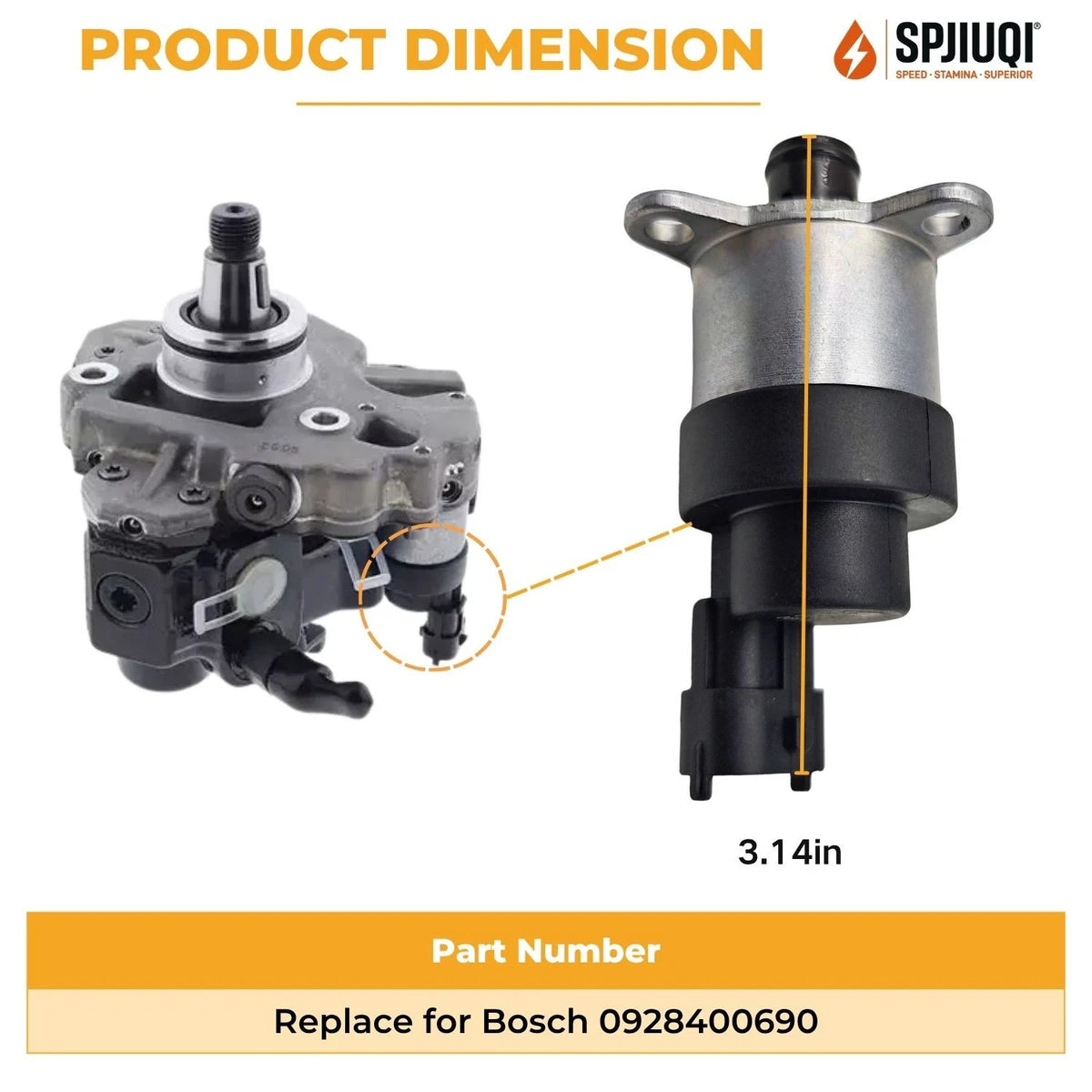 Fuel Injection Pressure Regulator FPR for Mitsubishi 4M50 (2000–2006)