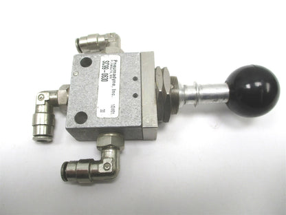 Pneumadyne Toggle Actuated Valve for SC99 (1/8" Push In Connection)