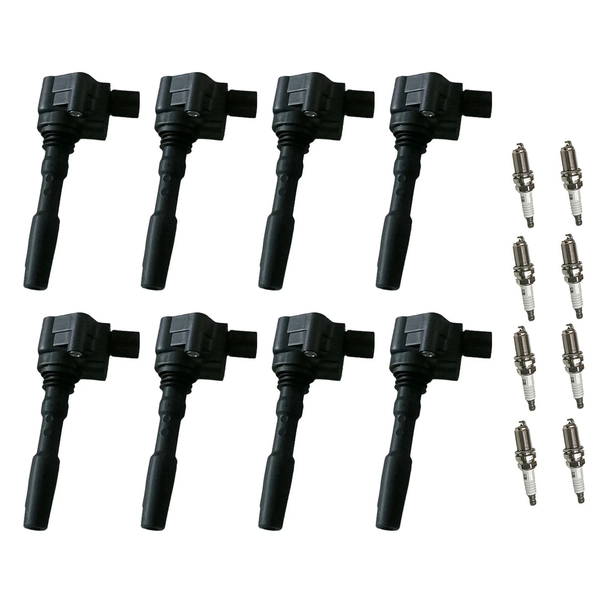 Set of 8 Ignition Coils & Iridium Spark Plugs for Audi RS7 S8 (2015–2018)