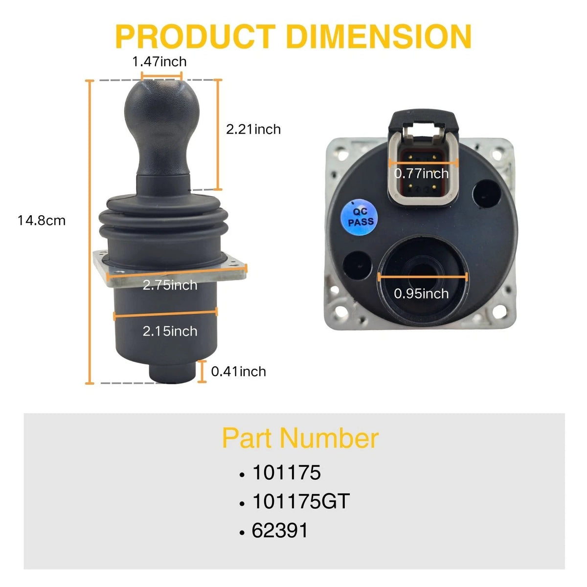 Joystick Controller 101175 62391 for Genie Z-135/70 Z-45 XC Z-51/30J Z-60/34