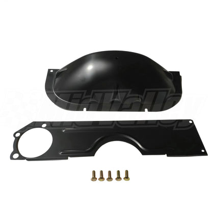 Flywheel Inspection Shield Lower Dust Cover for Chevy Bel Air (1955–1962) 3733365