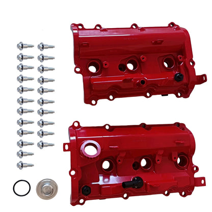 2X Aluminum Valve Cover for Infiniti G37 Q40 QX70 FX37 Nissan 370Z 3.7L