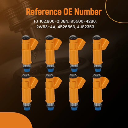 Fuel Injectors Set of 8 for Land Rover Range Rover Sport V8 4.4L (2006–2009)
