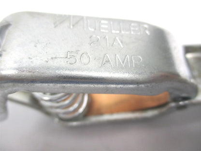 Set of 5 Phillips 50 Amp Center Squeeze Charging Clip Jaw Opening 1.06"