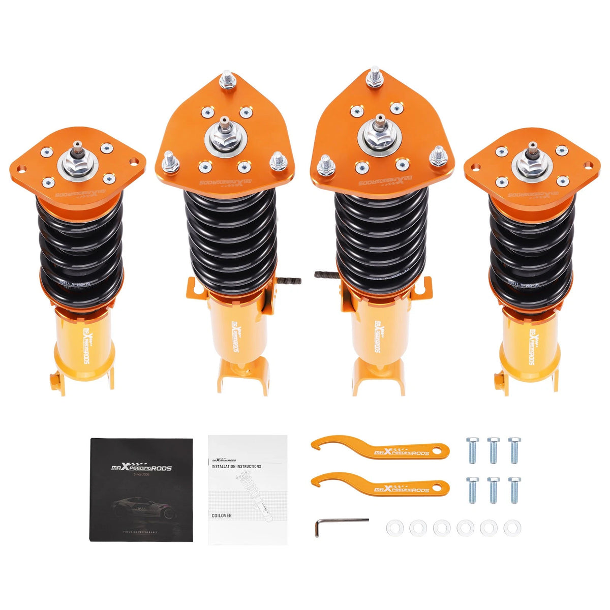 24 Level Damper Coilovers Lowering Kit for Nissan 350Z Z33 (2003–2008)