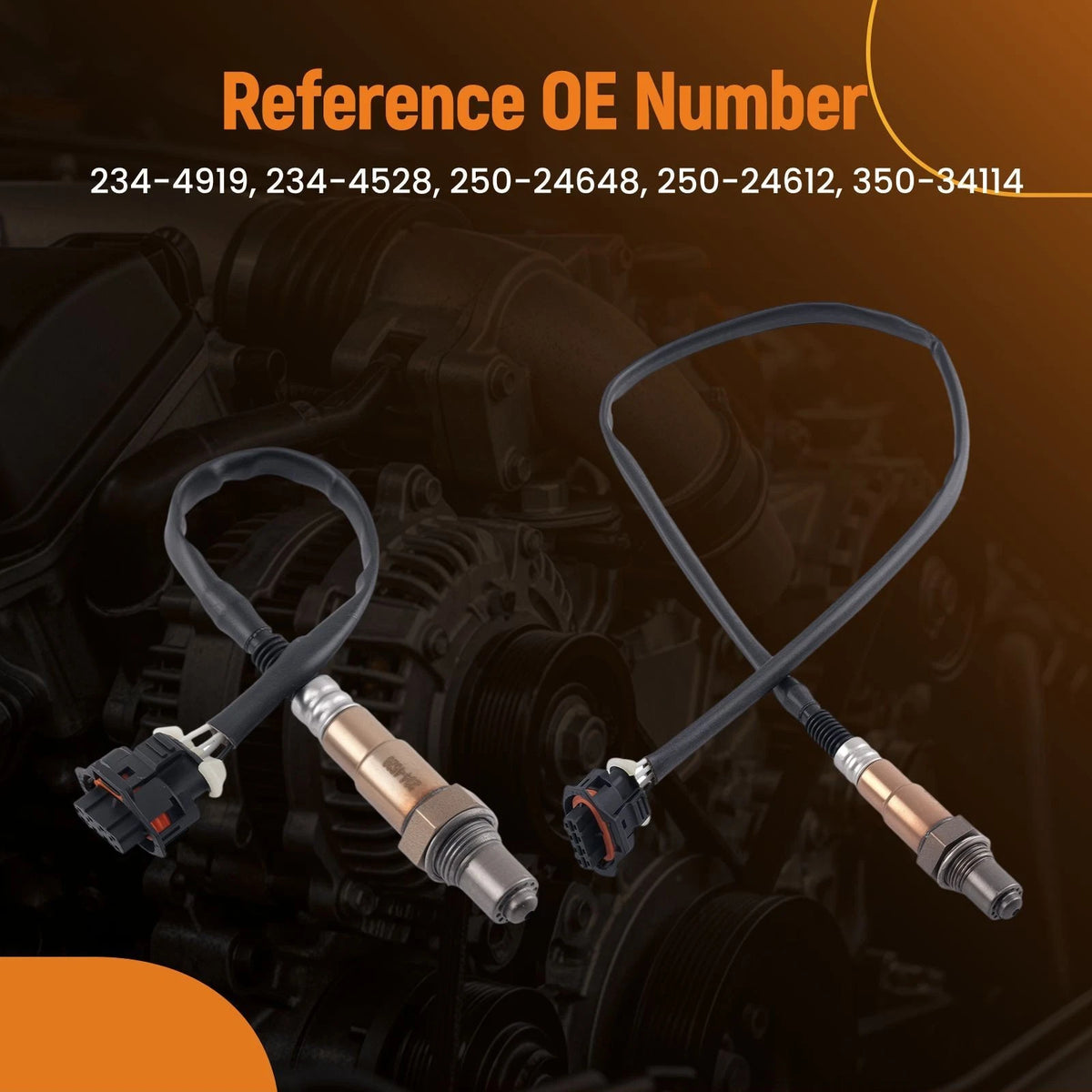2X Up Down Oxygen Sensor for Chevrolet Cruze/Sonic 1.8L (2011–2018) 350-34114