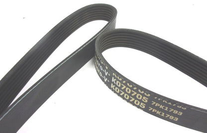 Serpentine Micro-V Belt for Gates (K070705, 7PK1793)