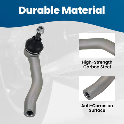 Front Outer Tie Rod End Pair for Nissan Sentra Leaf NV200 Kicks (2013–2023)