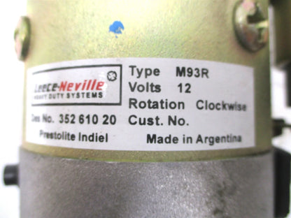 Leece Neville Planetary Gear Reduction Starter M93R 12V CW for