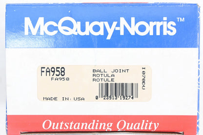 Ball Joint Kit FA958 for McQuay-Norris (NOS)