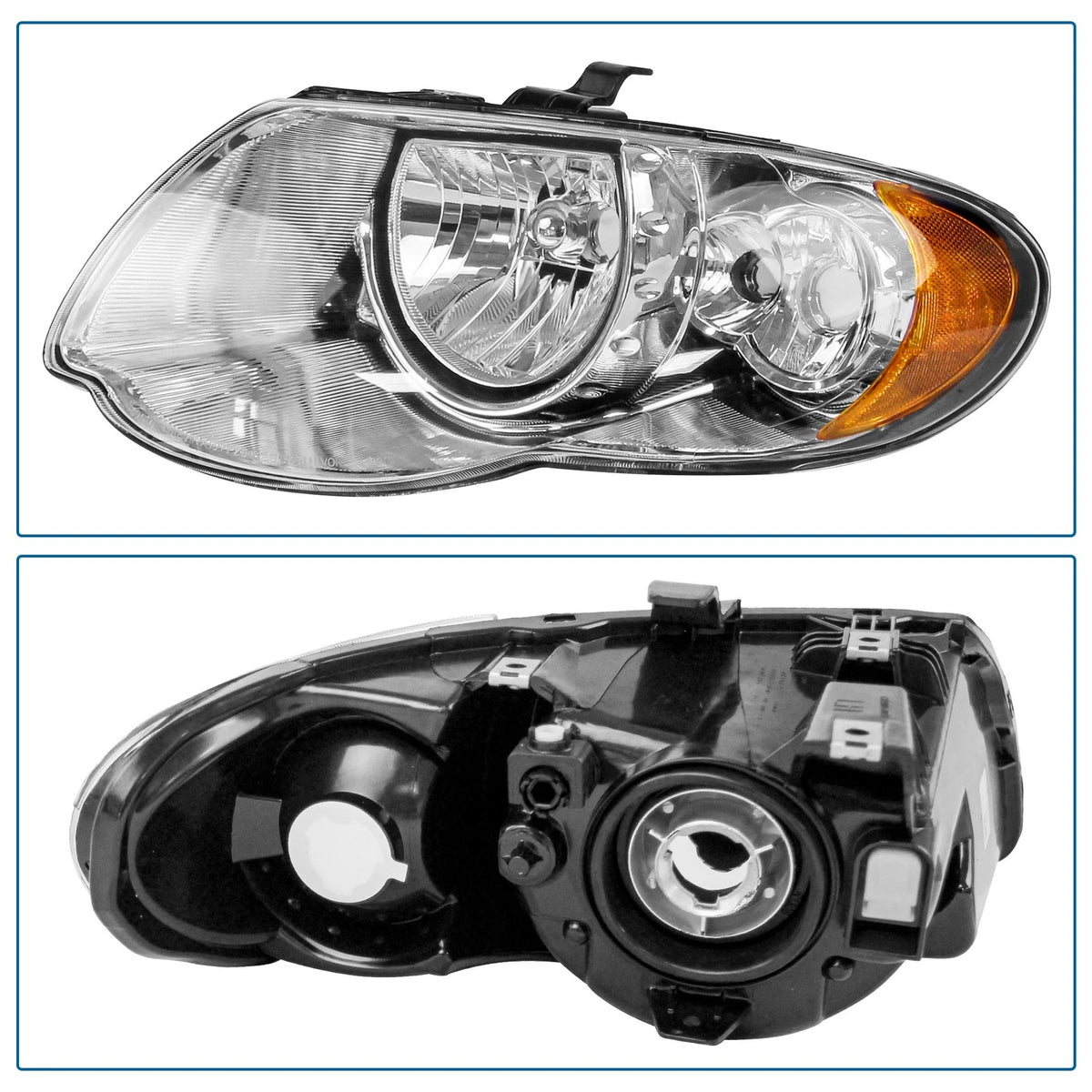 Pair Headlight Set for Chrysler Town & Country (2005–2007) 10820277