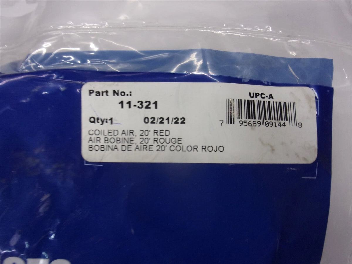 Coiled Air Hose 20' for Phillips Heavy Duty (11-321)