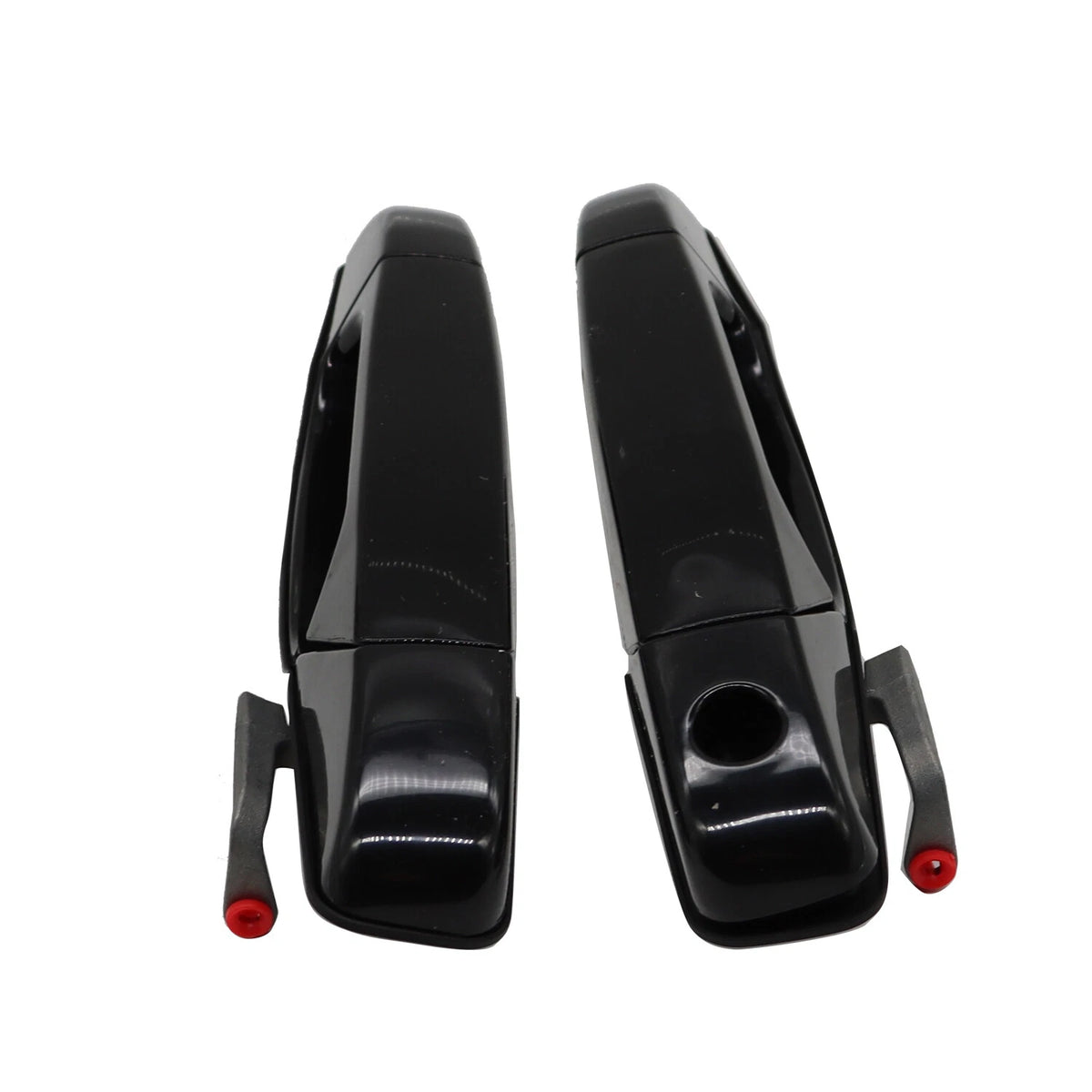 2X Front L-R Door Handle Black for Chevrolet Silverado 1500 (2007–2013)