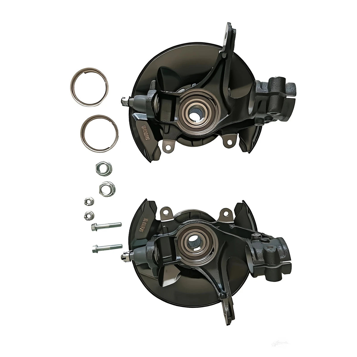 2X Front Steering Knuckle & Wheel Hub Bearing Assembly for Honda Accord