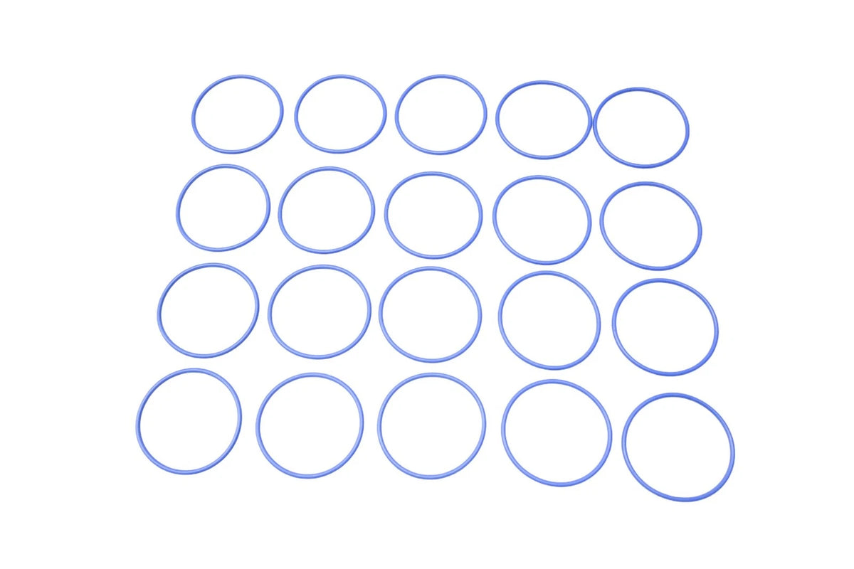 Set of 20 Blue O-Rings for Ford (4C4Z-4N046-AA, 1205G761)