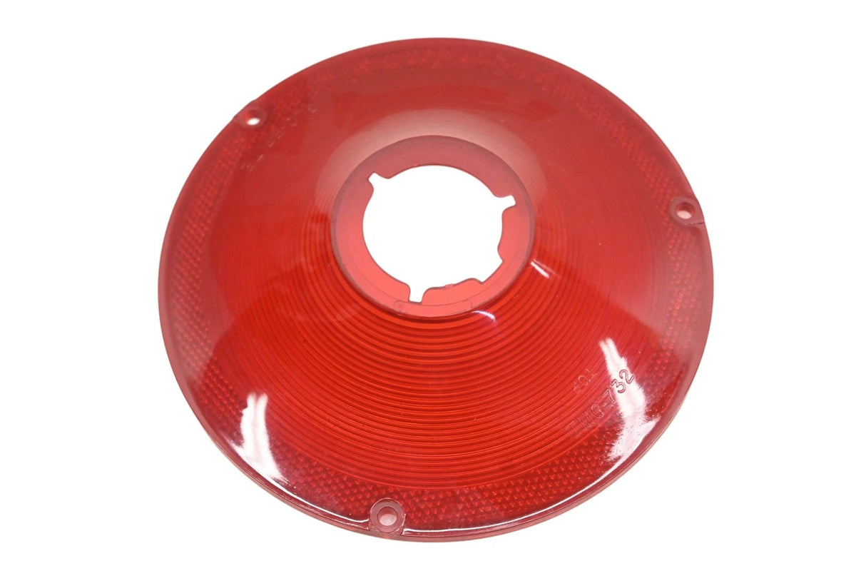 Red Taillight Lens for Glo-Brite 804, C1AB-13450A, TMC-732 (NOS)