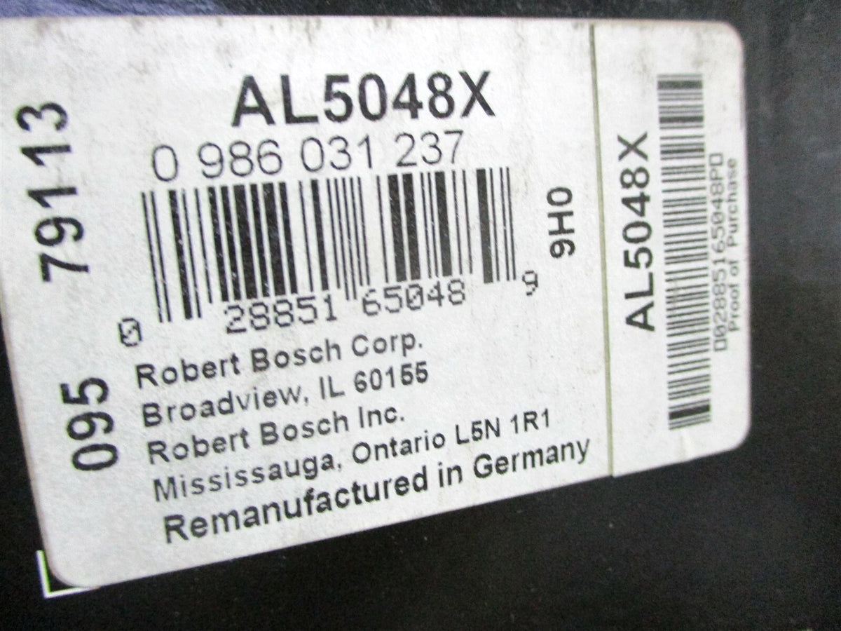 AL5048X Alternator for BSCH (24V 35A, 0-986-031-237)