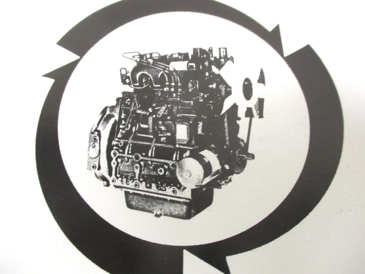 Illustrated Parts List for Kubota D850 Diesel Engine (OEM 97898-02570)