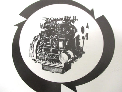 Illustrated Parts List for Kubota D850 Diesel Engine (OEM 97898-02570)