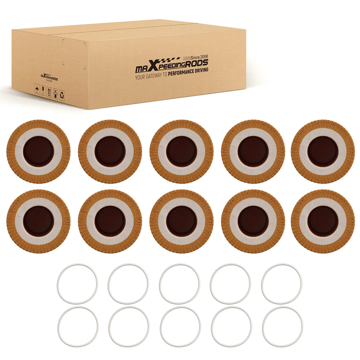10x Oil Filter Kit 06E115562E for Audi Q7 A6 A7 Quattro (2015–2019)