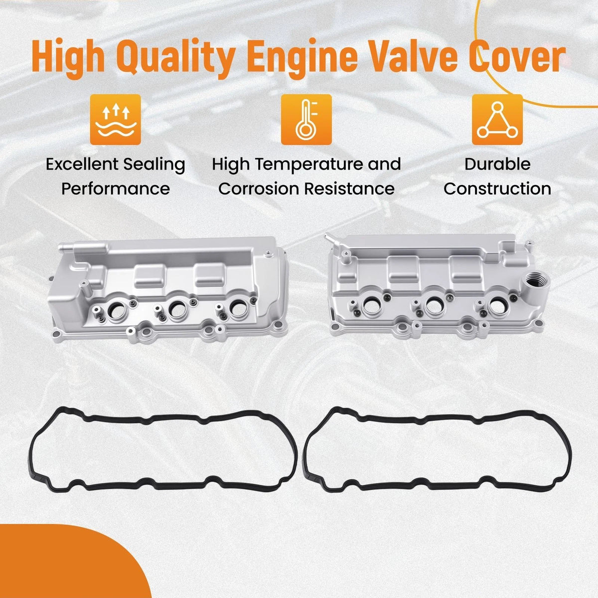 Engine Valve Cover with Gasket for Acura MDX 3.5L V6 (2014–2024) 123205J6A00