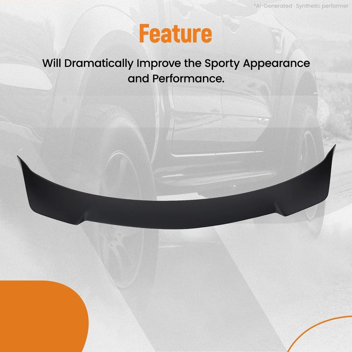 Rear Trunk Spoiler Wing Lip Gloss Black for Toyota Camry (2018–2022) ABS
