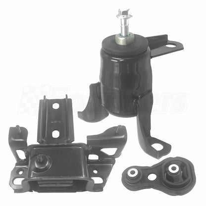 3PCS Engine and Manual Transmission Mount Set for Mazda 2 (2003–2007)