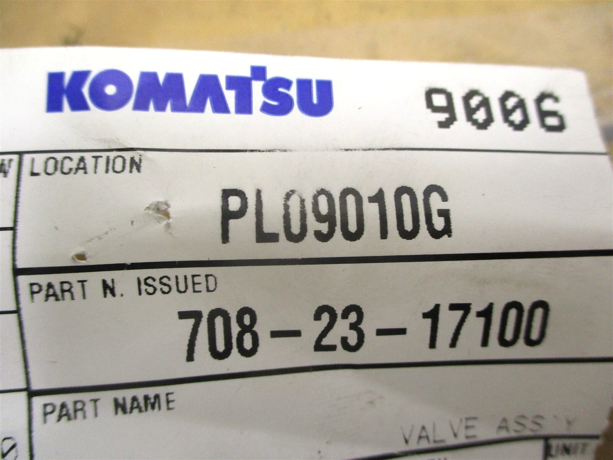 Hydraulic Valve for Komatsu PC100, PC120, PC120SS, PC100L, PC100S, PC100SS (708-23-17100)