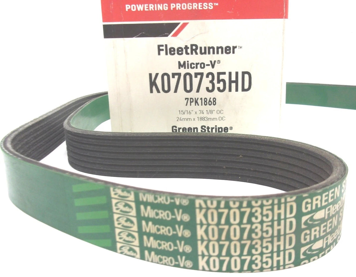 Gates Serpentine Heavy Duty Micro-V Belt 7PK1868 for