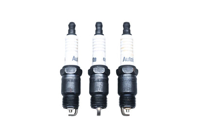 3X Autolite 665 Copper Core Resistor Spark Plugs for