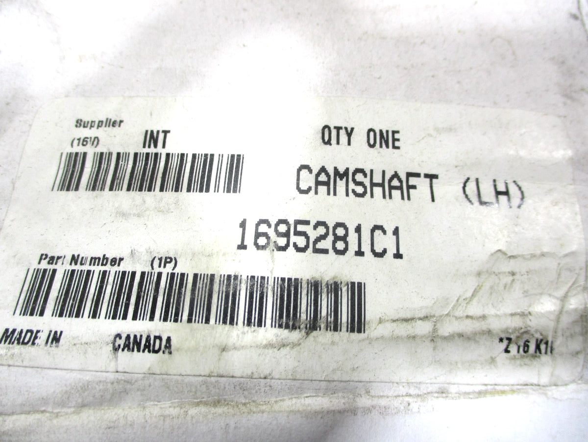 Genuine Meritor LH Air Brake Camshaft for Steer Axle 16.5" Drum (2210E7727, 1695281C1)