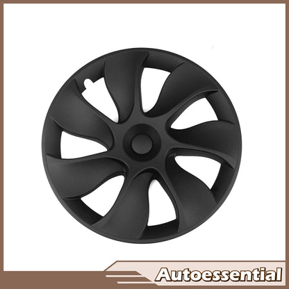 Set of 4 Wheel Hub Caps for Tesla Model Y (2020–2023) 19" Matte Rim Cover