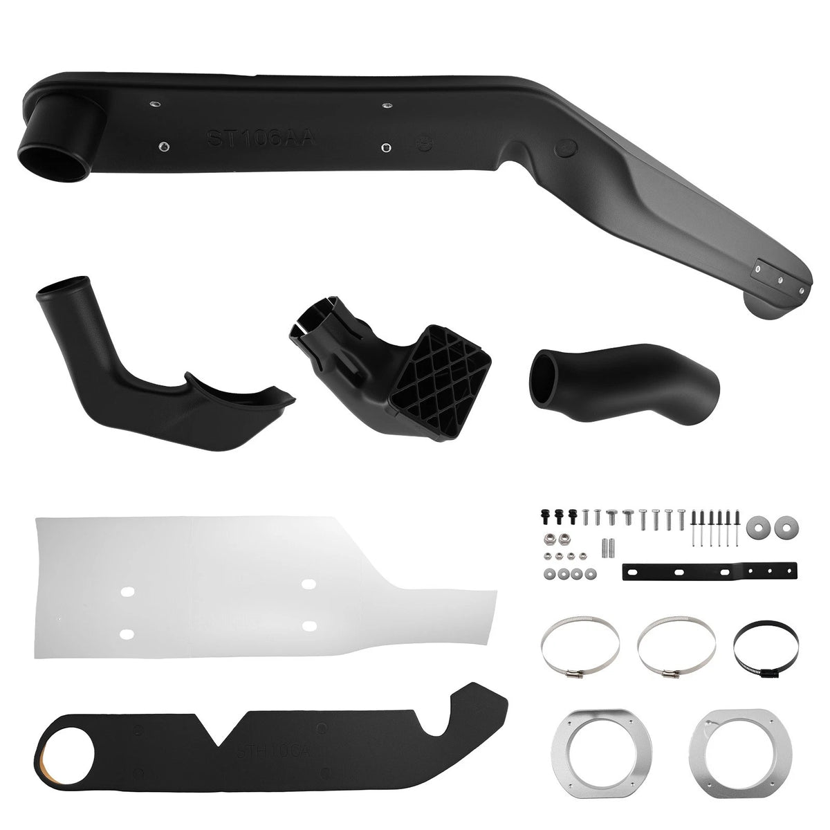 Black Snorkel System for Toyota Hilux 106 (1989–1997) Driver Side Kit